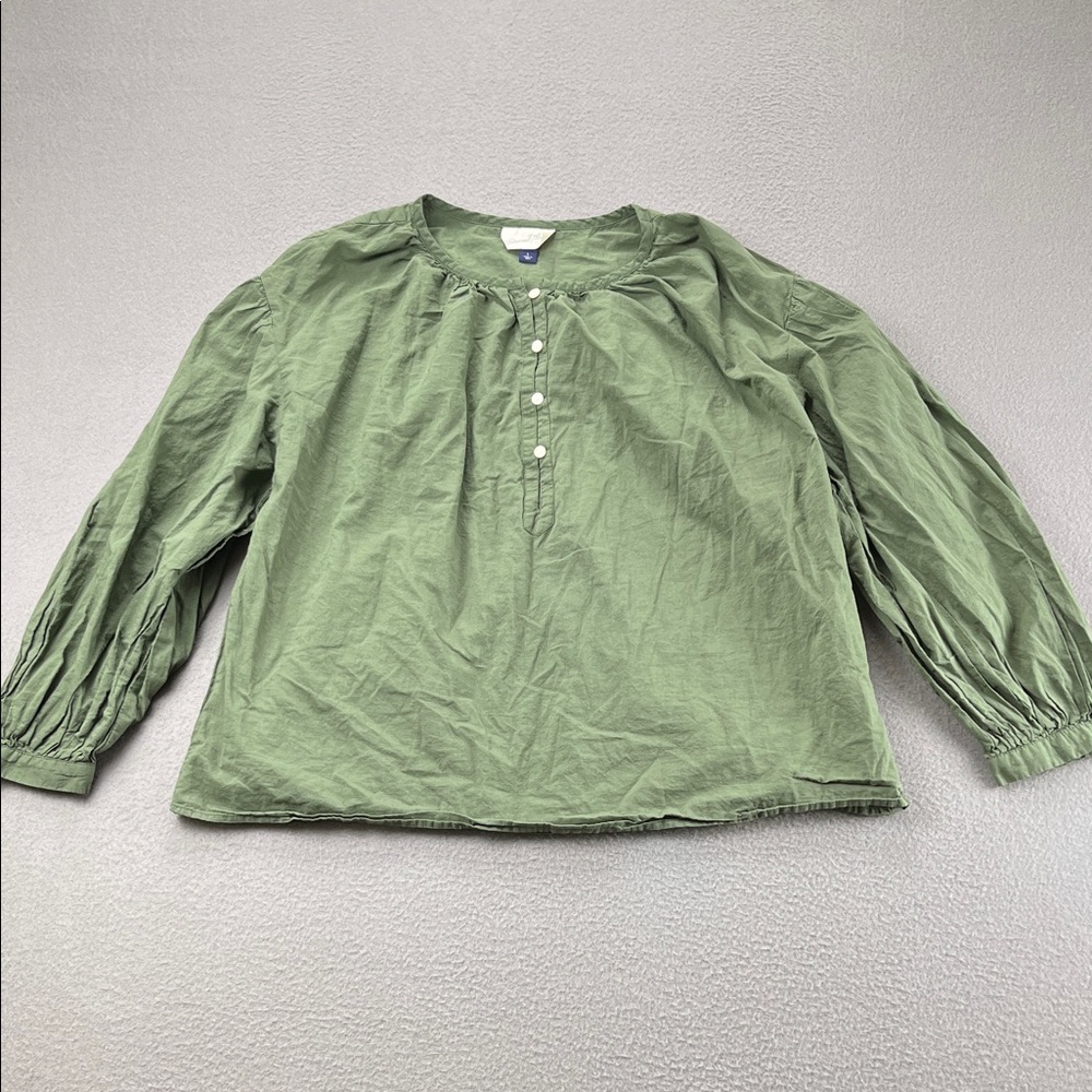 Universal Thread Olive Green Peasant Blouse